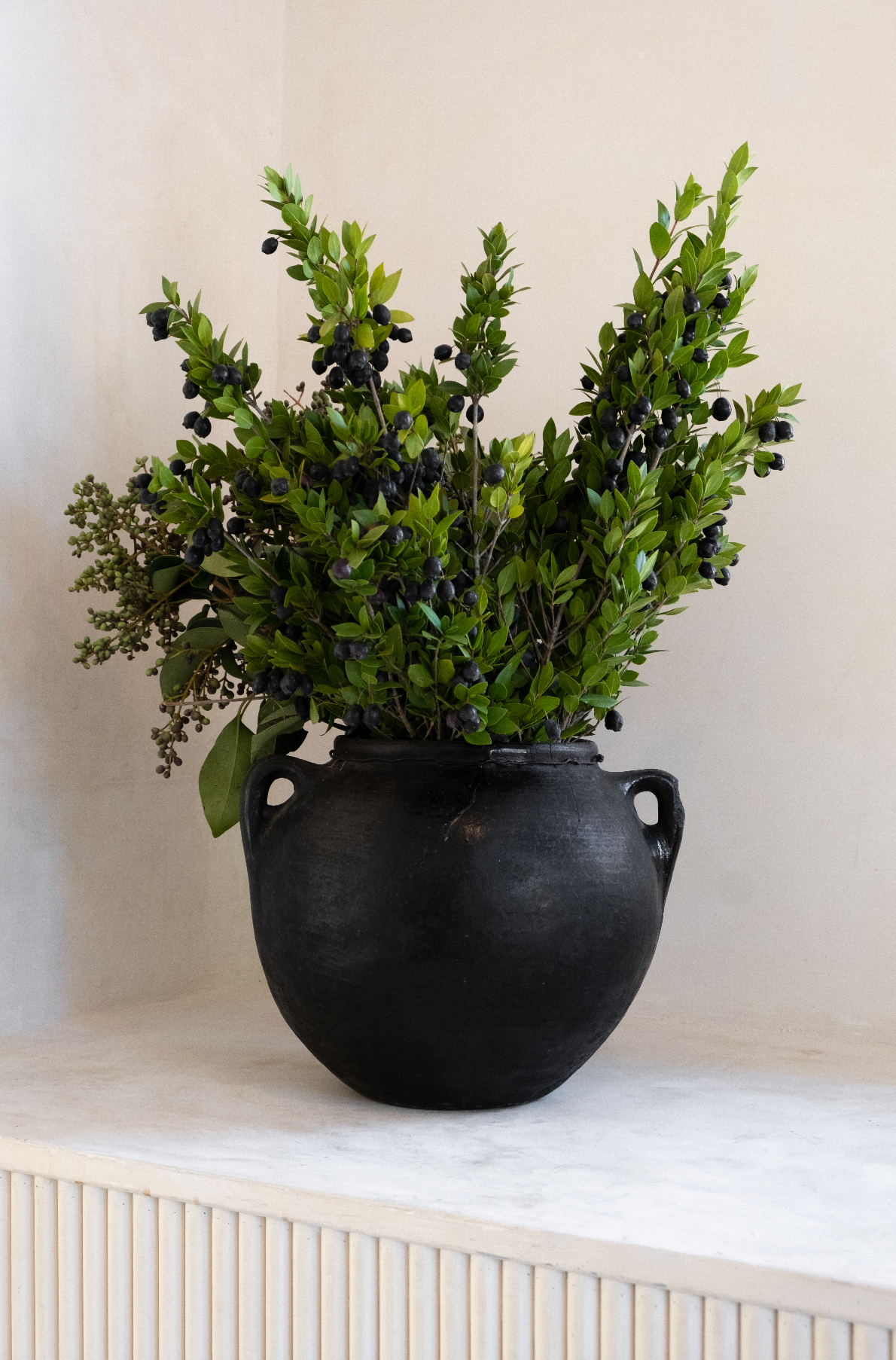 Black Vintage Water Pot