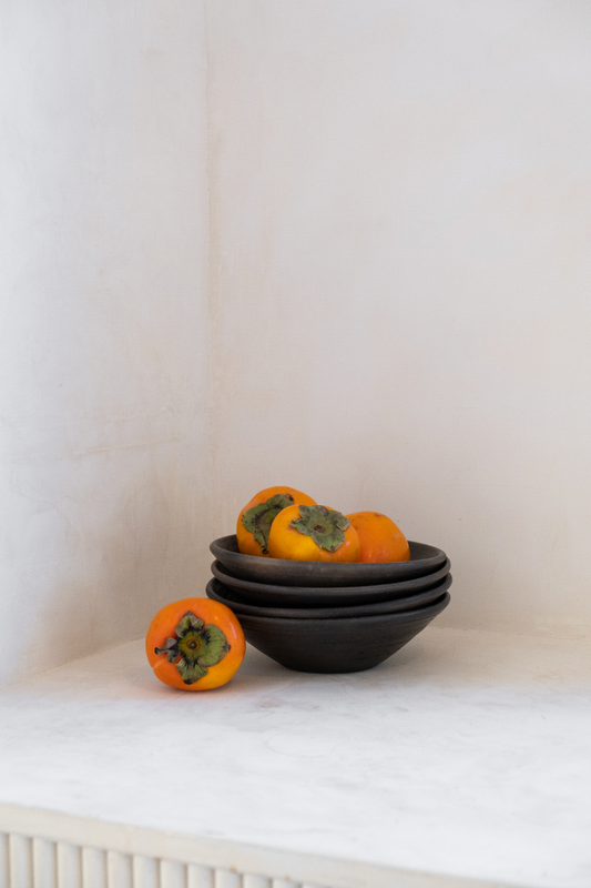 Clay Oaxacan Pottery Japanese Style Shallow Bowl