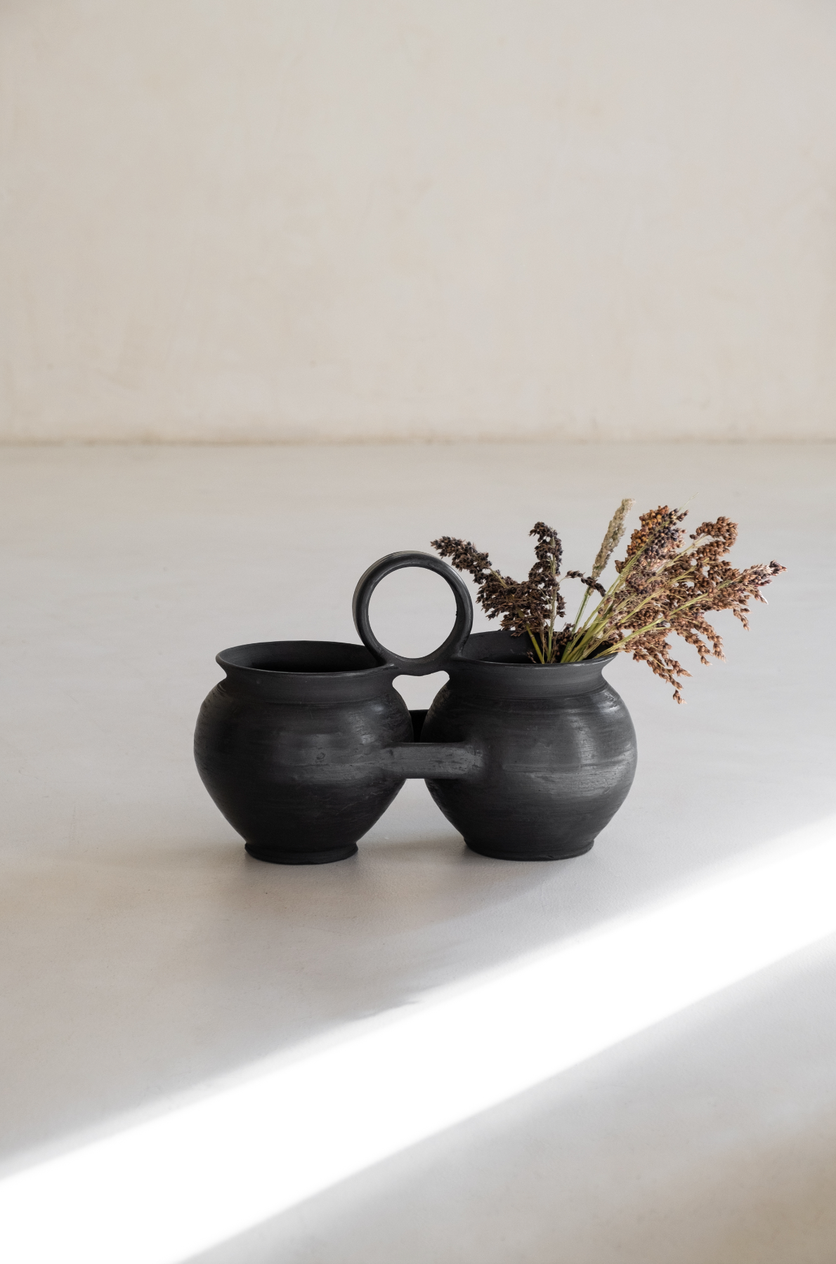 Vintage Double Black Water Pot