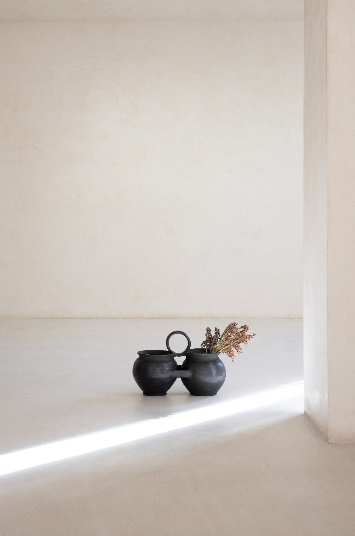 Vintage Double Black Water Pot