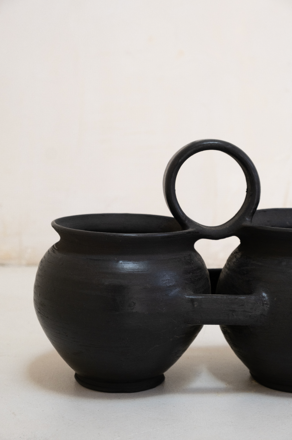 Vintage Double Black Water Pot