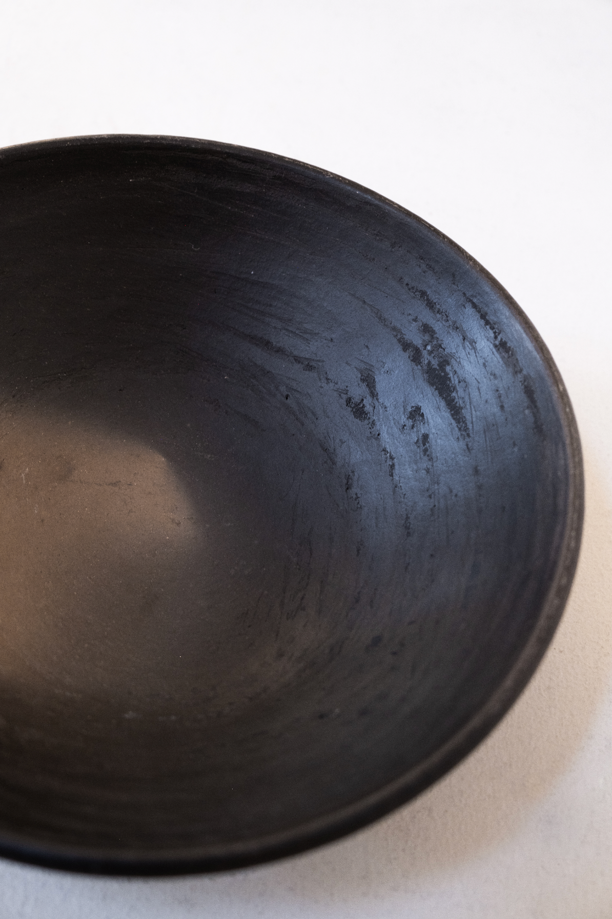 Clay Oaxacan Pottery Japanese Style Shallow Bowl